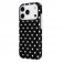 Dot-Pattern TPU Full-Coverage Case for iPhone 17 Pro Max - Black