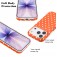 Dot-Pattern TPU Full-Coverage Case for iPhone 17 Pro Max - Orange