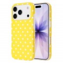 Dot-Pattern TPU Full-Coverage Case for iPhone 17 Pro Max - Yellow