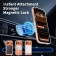 Clear Glitter PC + TPU Hybrid Magnetic Case for iPhone 17 Pro Max - Transparent