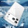 Clear PC + TPU Hybrid Shockproof MagSafe-Compatible Case with Air-Cushion Corners for iPhone 17 Pro Max - Transparent