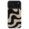 Zebra-Pattern Leather-Textured TPU Case for iPhone 17 Pro Max