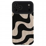 Zebra-Pattern Leather-Textured TPU Case for iPhone 17 Pro Max