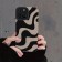 Zebra-Pattern Leather-Textured TPU Case for iPhone 17 Pro Max