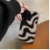 Zebra-Pattern Leather-Textured TPU Case for iPhone 17 Pro Max