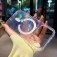 Neon Gradient Acrylic + TPU Magnetic Case for iPhone 17 Pro Max - Gold
