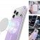 Neon Gradient Acrylic + TPU Magnetic Case for iPhone 17 Pro Max - Pink