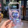 Neon Gradient Acrylic + TPU Magnetic Case for iPhone 17 Pro Max - Pink