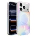 Neon Gradient Acrylic + TPU Magnetic Case for iPhone 17 Pro Max - Purple Blue