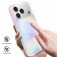 Neon Gradient Acrylic + TPU Magnetic Case for iPhone 17 Pro Max - Purple Blue