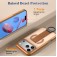 Soft-Touch Magnetic Shockproof Case with D-Ring Grip Stand for iPhone 17 Pro Max - Khaki