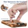 Soft-Touch Magnetic Shockproof Case with D-Ring Grip Stand for iPhone 17 Pro Max - Khaki