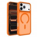 PC + TPU Hybrid Magnetic Shockproof Case for iPhone 17 Pro Max - Orange