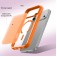PC + TPU Hybrid Magnetic Shockproof Case for iPhone 17 Pro Max - Orange