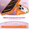 PC + TPU Hybrid Magnetic Shockproof Case for iPhone 17 Pro Max - Orange
