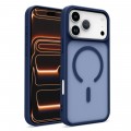 PC + TPU Hybrid Magnetic Shockproof Case for iPhone 17 Pro Max - Blue