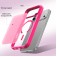 PC + TPU Hybrid Magnetic Shockproof Case for iPhone 17 Pro Max - Rose Red