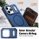 Soft-Touch Solid-Color 2-in-1 PC + TPU Magnetic Shockproof Case for iPhone 17 Pro Max - Blue