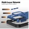 Soft-Touch Solid-Color 2-in-1 PC + TPU Magnetic Shockproof Case for iPhone 17 Pro Max - Blue