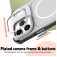 Soft-Touch Solid-Color 2-in-1 PC + TPU Magnetic Shockproof Case for iPhone 17 Pro Max - Silver