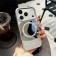 Mirror-Finish Rhinestone TPU + PC Magnetic Case for iPhone 17 Pro Max - White