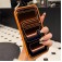 Mirror-Finish Rhinestone TPU + PC Magnetic Case for iPhone 17 Pro Max - Yellow