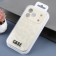 Leopard-Pattern Liquid Silicone Case with Separate Camera Openings for iPhone 17 Pro Max - Grey