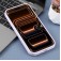 Leopard-Pattern Liquid Silicone Case with Separate Camera Openings for iPhone 17 Pro Max - Lilac Purple