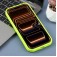 Leopard-Pattern Liquid Silicone Case with Separate Camera Openings for iPhone 17 Pro Max - Bright Green