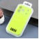 Leopard-Pattern Liquid Silicone Case with Separate Camera Openings for iPhone 17 Pro Max - Bright Green