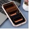 Leopard-Pattern Liquid Silicone Case with Separate Camera Openings for iPhone 17 Pro Max - Dusty Pink