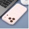 Leopard-Pattern Liquid Silicone Case with Separate Camera Openings for iPhone 17 Pro Max - Dusty Pink