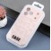 Leopard-Pattern Liquid Silicone Case with Separate Camera Openings for iPhone 17 Pro Max - Dusty Pink