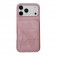 PU Leather + TPU Card Wallet Case with Kickstand for iPhone 17 Pro Max - Pink