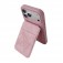 PU Leather + TPU Card Wallet Case with Kickstand for iPhone 17 Pro Max - Pink