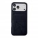 PU Leather + TPU Card Wallet Case with Kickstand for iPhone 17 Pro Max - Black