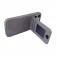 PU Leather + TPU Card Wallet Case with Kickstand for iPhone 17 Pro Max - Grey