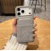 PU Leather + TPU Card Wallet Case with Kickstand for iPhone 17 Pro Max - Grey