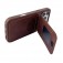 PU Leather + TPU Card Wallet Case with Kickstand for iPhone 17 Pro Max - Coffee