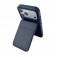 PU Leather + TPU Card Wallet Case with Kickstand for iPhone 17 Pro Max - Blue