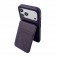 PU Leather + TPU Card Wallet Case with Kickstand for iPhone 17 Pro Max - Purple