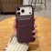 PU Leather + TPU Card Wallet Case with Kickstand for iPhone 17 Pro Max - Purple