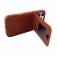PU Leather + TPU Card Wallet Case with Kickstand for iPhone 17 Pro Max - Brown