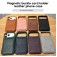 PU Leather + TPU Card Wallet Case with Kickstand for iPhone 17 Pro Max - Black