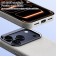 PC + Fabric Full-Coverage Magnetic Case for iPhone 17 Pro Max - Light Green