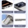 PC + Fabric Full-Coverage Magnetic Case for iPhone 17 Pro Max - Black