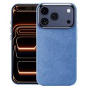 PC + Fabric Full-Coverage Magnetic Case for iPhone 17 Pro Max - Light Blue