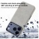 PC + Fabric Full-Coverage Magnetic Case for iPhone 17 Pro Max - Light Blue