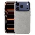 PC + Fabric Full-Coverage Magnetic Case for iPhone 17 Pro Max - Silver Grey