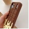 Soft-Touch Chocolate-Inspired Silicone Case for iPhone 17 Pro Max - Yellow Pink